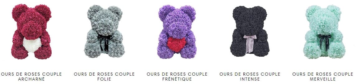 Ours de Roses Couple Insta-Couple®