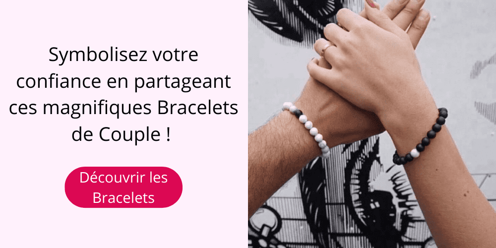 Symbolisez votre confiance en partageant ces magnifiques Bracelets de Couple ! 