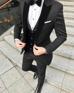 black formal wear for men