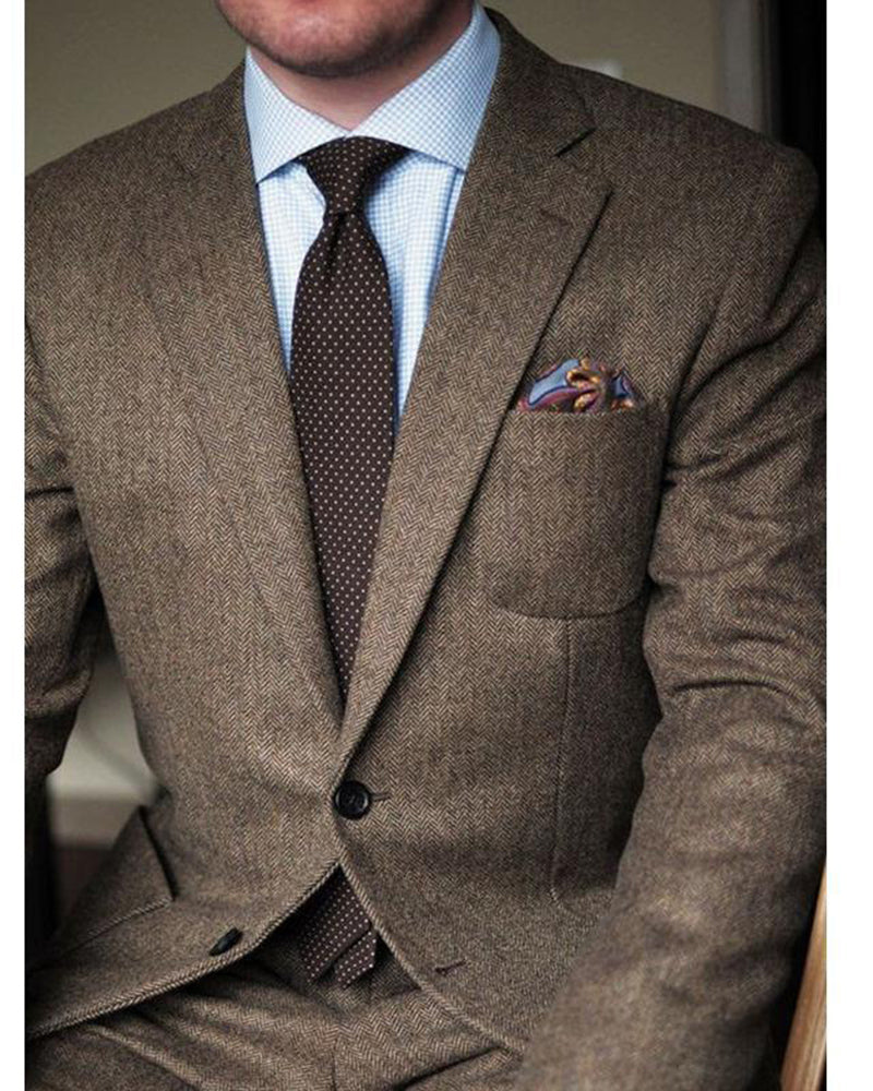 British Tweed Coat Pant Suit – classbydress