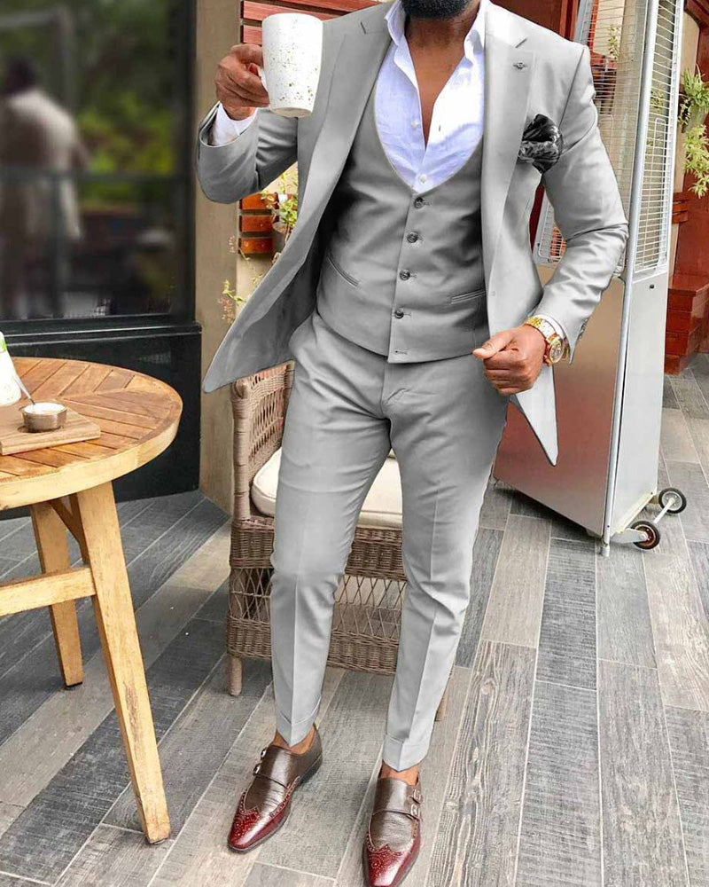 Champagne 3 Pieces Blazer Suit for Men / Wedding Tuxedo 2022 CB6877 ...