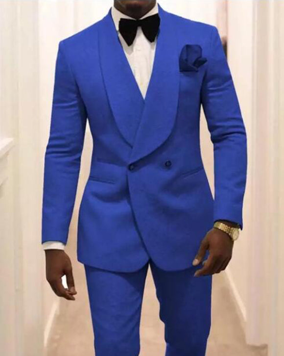 royal blue prom dress and tux