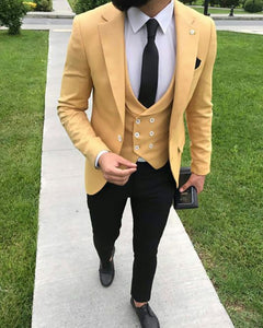 yellow blazer men