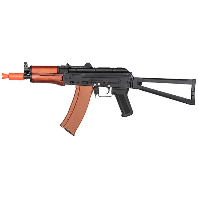 Double Bell AK74U AEG Airsoft Rifle w/ Folding Triangle Stock