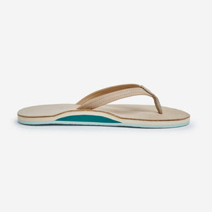 Women's Fields Flip Flops - Tan / Fig – Hari Mari