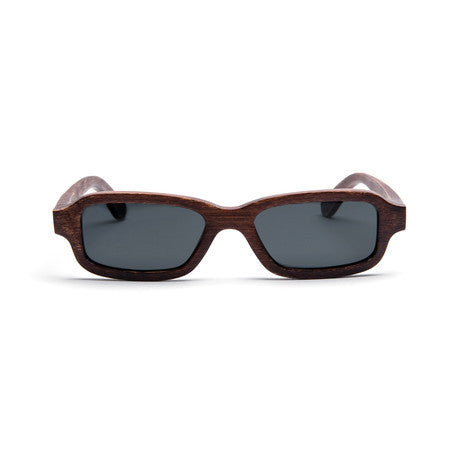 Mato Wood Wayfarer Sunglasses Polarized Brown Lens 55mm – matonaturals