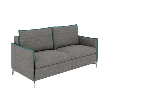 Compact sofa bed with a real mattress - Slumbersofa Slender