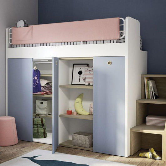 Stack Kids Loft Bed Desk Wardrobes Spaceman Innovations Pte Ltd