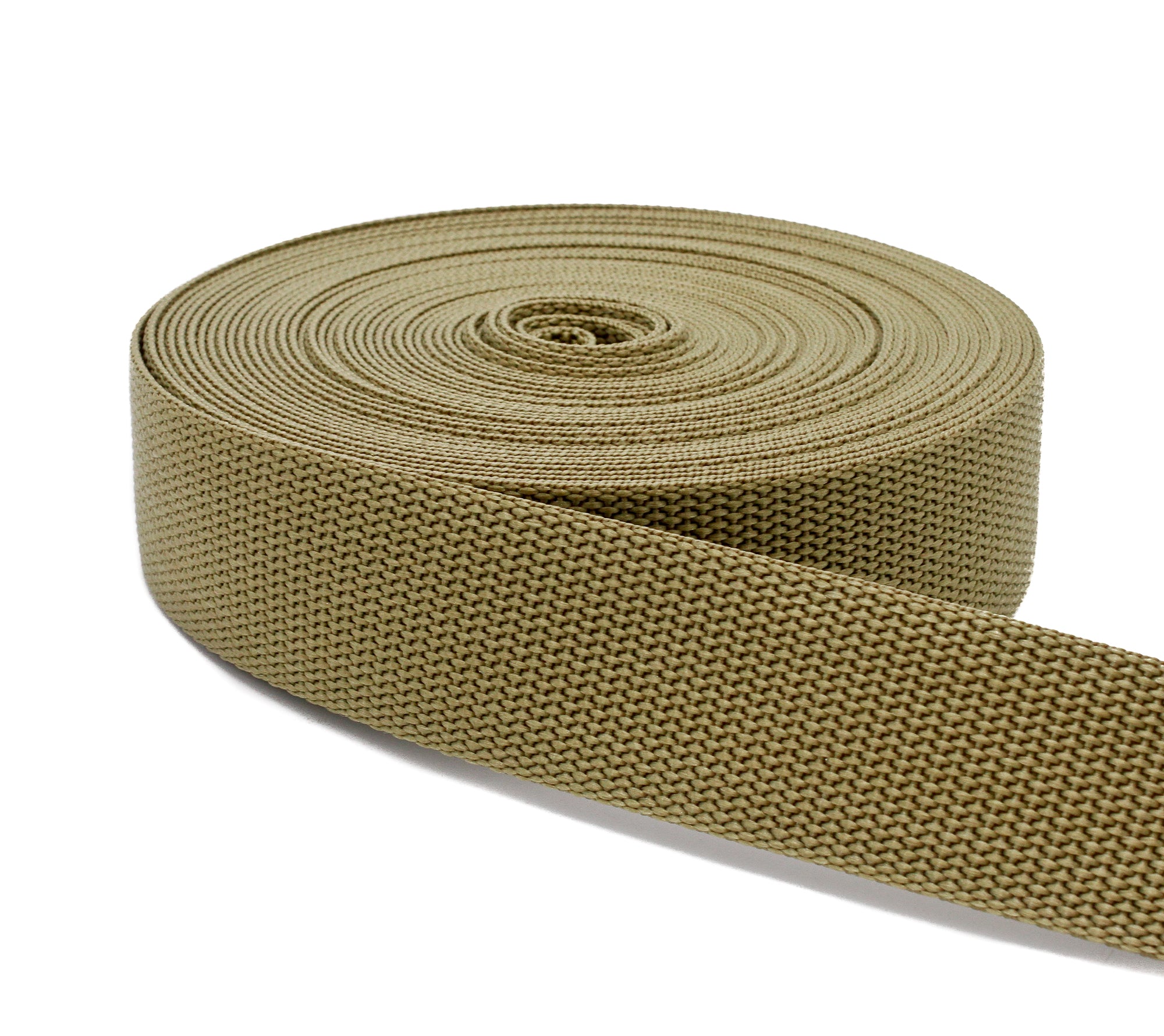 1.5 Inch Coyote Tan Polypropylene Webbing - 1.5" Heavy Weight Polypro Strap