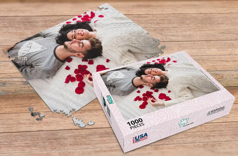 Collage Photo Puzzle with Couple by MakeYourPuzzles