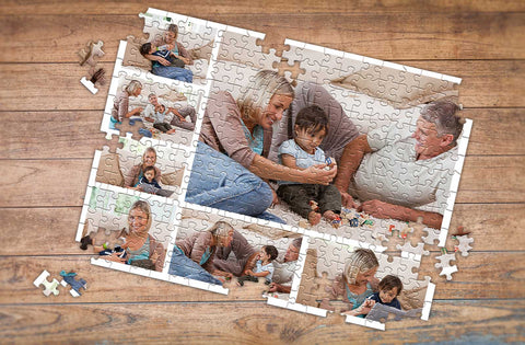 Photo Collage Puzzle Family - MakeYourPuzzles