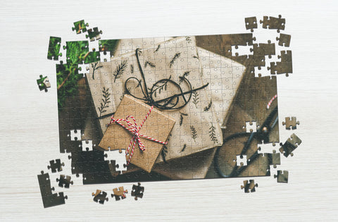 Simple gift thanksgiving puzzle gifts