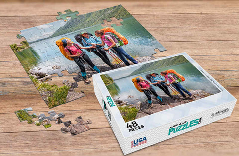 vacation photo puzzle | caring for your custom jigsaw puzzle | MakeYourPuzzles