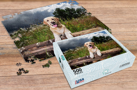 Custom Dog Puzzle with Custom Puzzle Box - MakeYourPuzzles