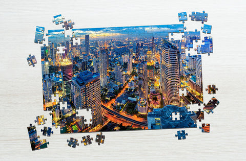 Huge city puzzle