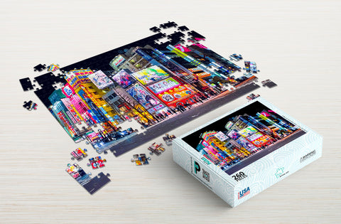 City 260-piece package puzzle for 6-year-olds