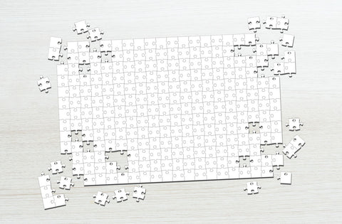 blank jigsaw puzzle flat material | MakeYourPuzzles