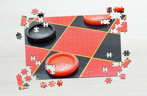 checkers puzzles for teens