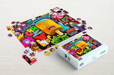Shapes 260-piece  package puzzles for 4-year-olds