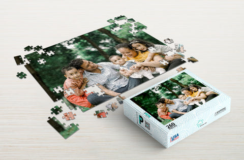 Family camping 260-piece beautiful puzzle package