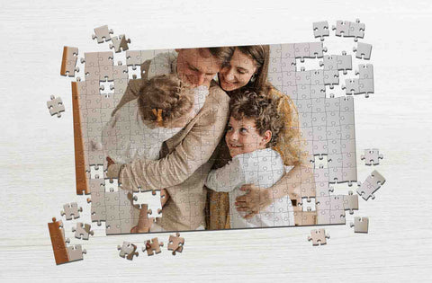 Family hug -  custom picture puzzles