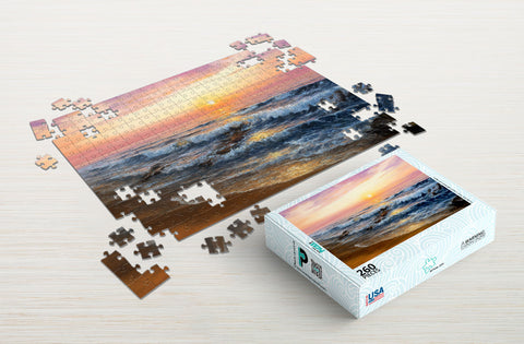 Sunrise view art puzzle 260-piece puzzle