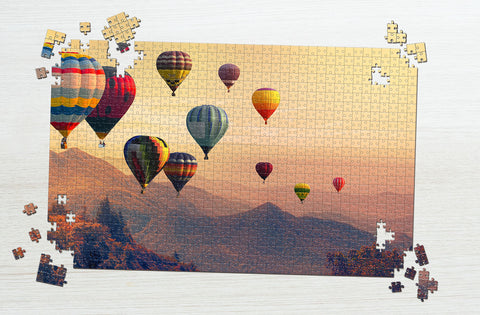 Hot air balloons difficult puzzle