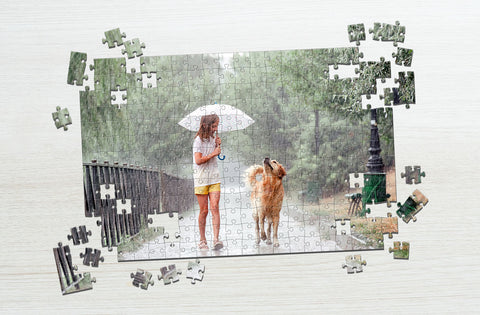 Owner and pet photo puzzle