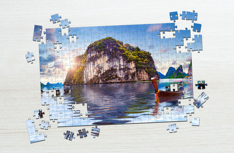 Scenic landscape puzzle