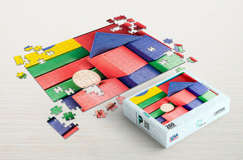 Colorful shapes for 3-year-olds puzzle