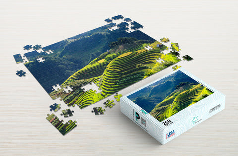 Mountain landscape 260-piece package 7-year-old minds