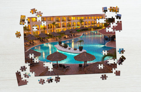 Beautiful resort puzzle