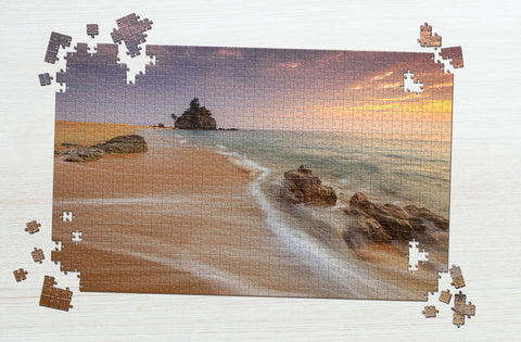 Beautiful beach difficult puzzle