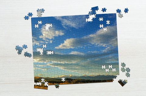 Field and sky puzzles for seniors