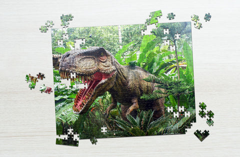 T-rex dinosaur puzzle