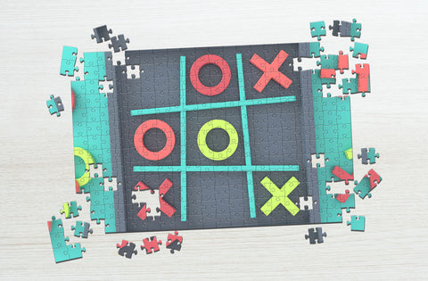 Tic Tac Toe puzzles for adults