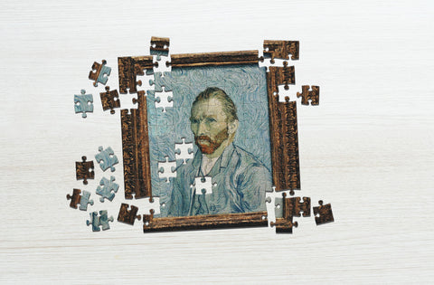 Van Gogh self portrait artist puzzle