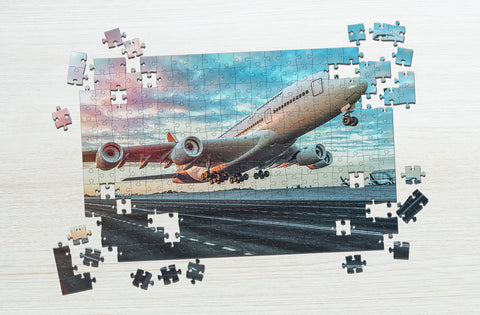 Airplane taking off best jigsaw puzzle