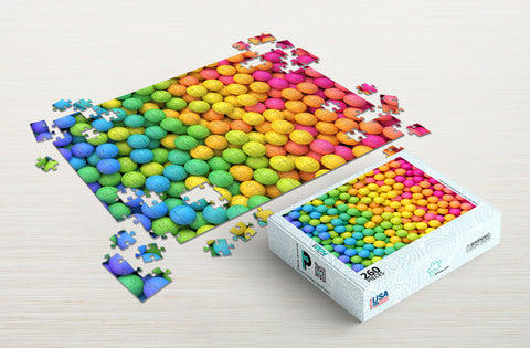 Colorful balls 260-piece children’s puzzle