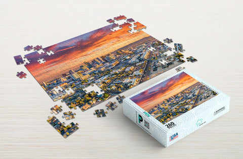 City view 500-piece jigsaw puzzle package