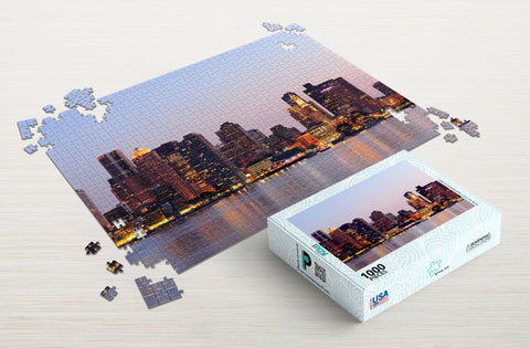 City at dawn 1000-piece puzzle package