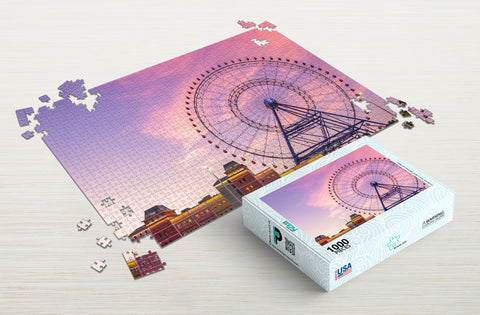 Ferris wheel 1000-piece puzzle package