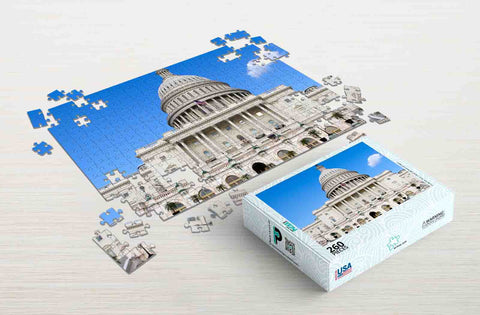 United States Capitol Facade 260-piece visual puzzle