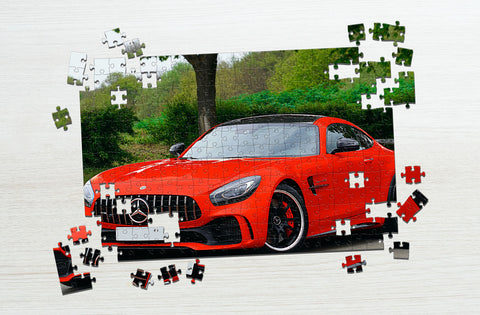 car puzzle: unleash the thrilling fun of custom photo puzzle creation