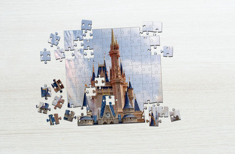100 pieces castle jigsaw puzzle