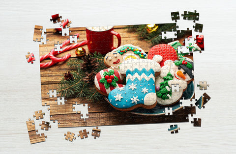 Table biscuits Christmas puzzle