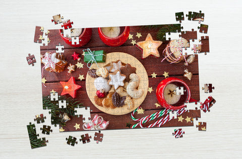 Table foods Christmas puzzle