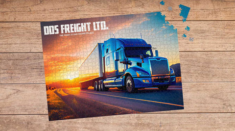 Wholesale Customized Puzzle for Trucking Company | MakeYourPuzzles