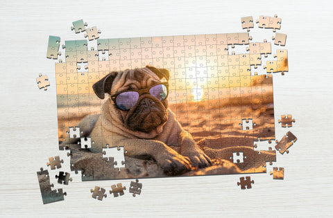 Custom dog photo puzzle - MakeYourPuzzles