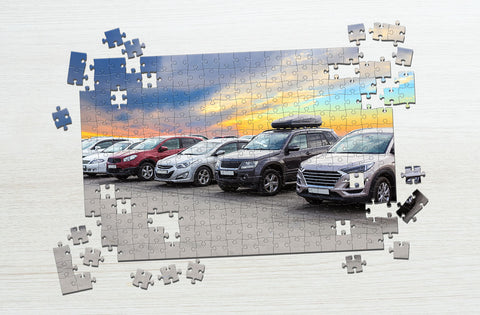 Cars park puzzle